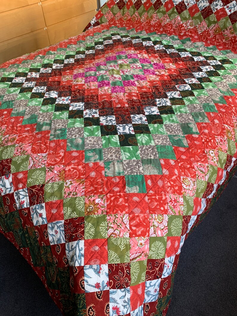 Hand Block Print Quilt Etsy