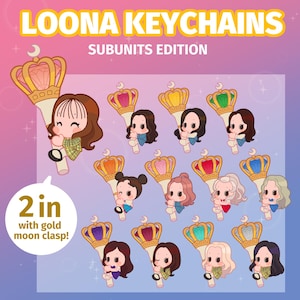 LOONA Lightstick Keychains K-Pop Girl Group - Bag Charm