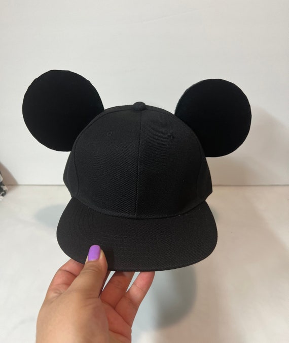 Black Velvet Ears Baseball Hat Ears Black Ears for Boys Etsy