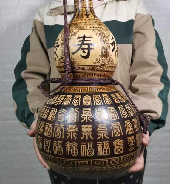 装飾的なひょうたん型の水筒、中国のマスコット、室内装飾 - Etsy 日本