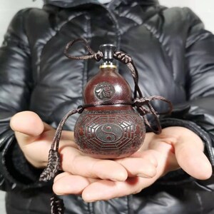 Zhenfu gossip eight treasure wine gourd gift pendant