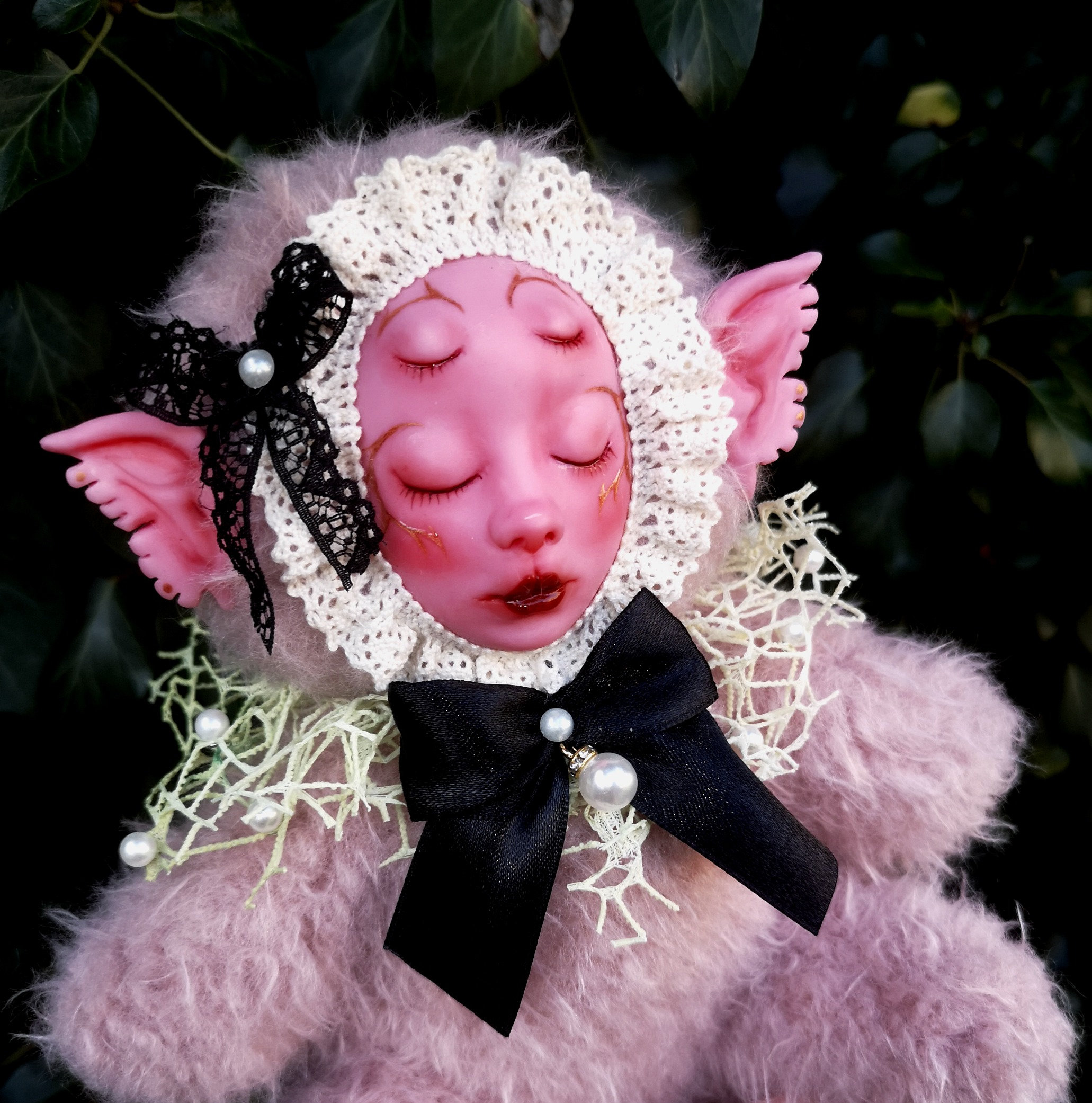 Creepy Cute Sleeping Portals Elf Doll Melanie Martinez Inspired