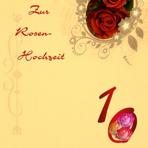 Congratulations on the roses - wedding, 10th wedding anniversary - download