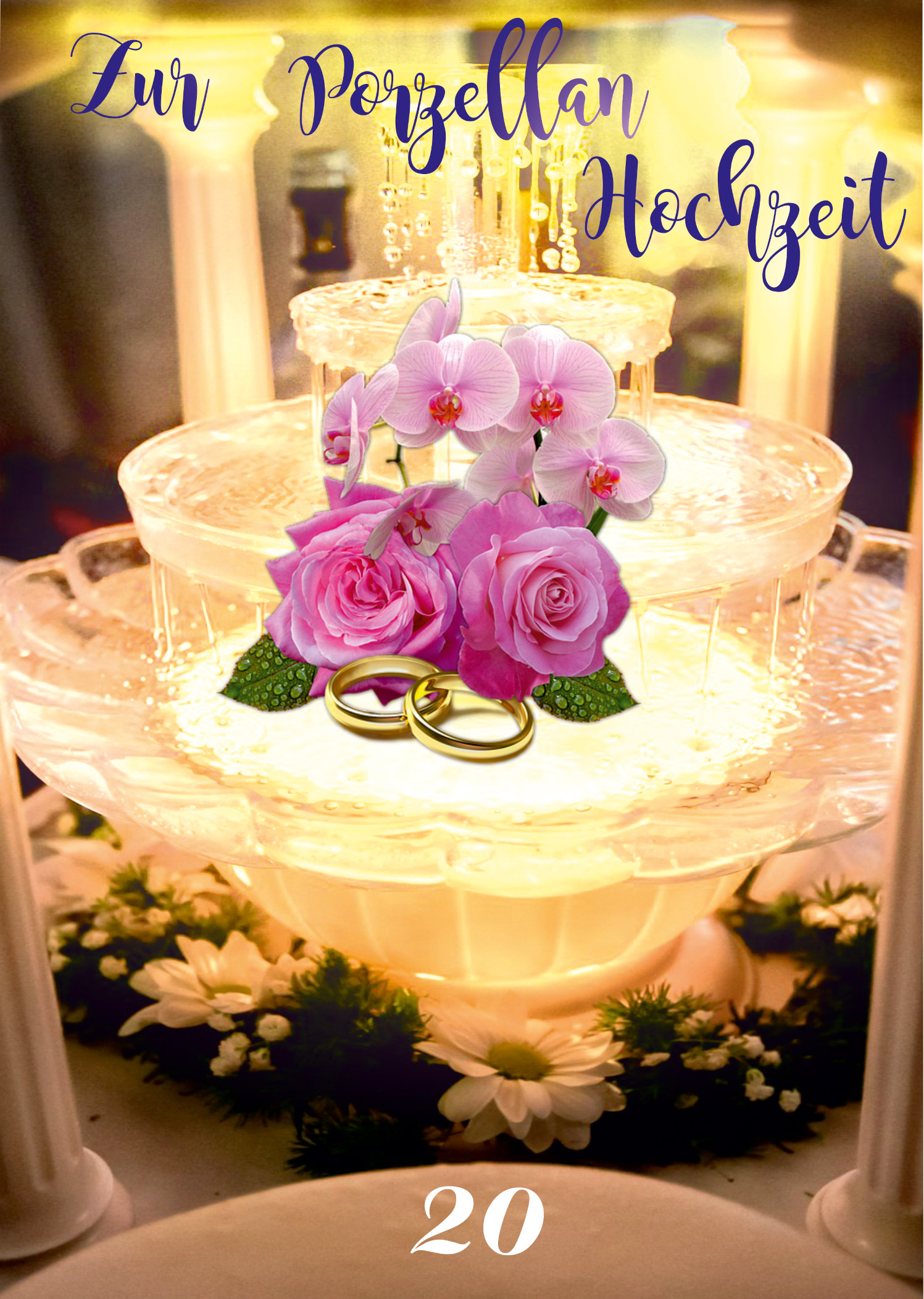 Luxus Sprche 20 Hochzeitstag Bild