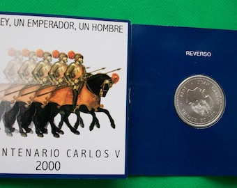 Silver coin 2000 Ptas from Spain