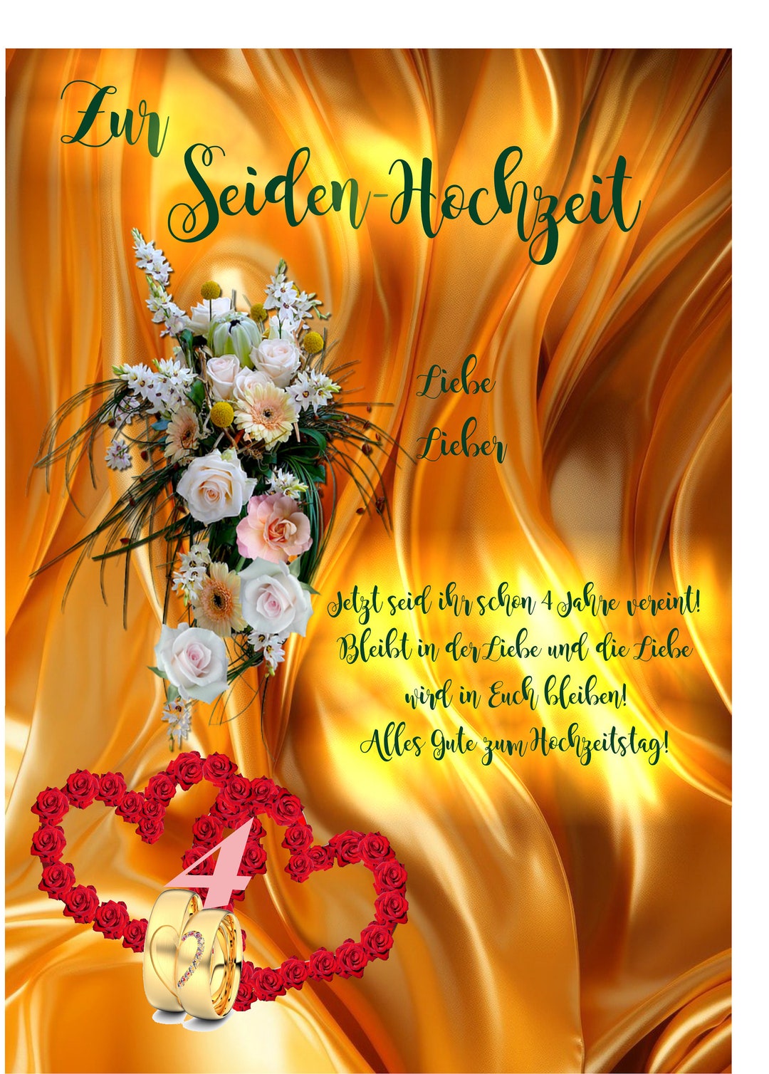 Glckwnsche Zum 4 Hochzeitstag