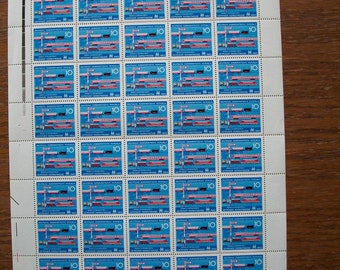Complete sheets (50 stamps, stamps), 1968, GDR, Leipzig Autumn Fair, MHN