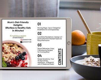 Busy Mums' 15-Day Meal Combo eBook: Easy, Healthy Recipes for a Vibrant You!