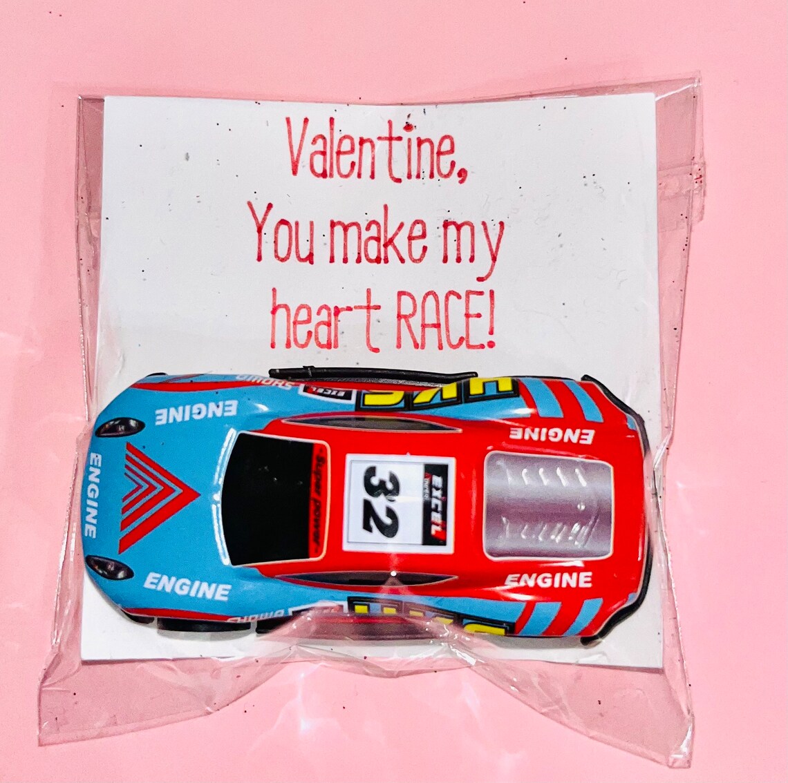 Car Valentines, Class Valentines, Pull Back Car Valentines, Toy Car ...