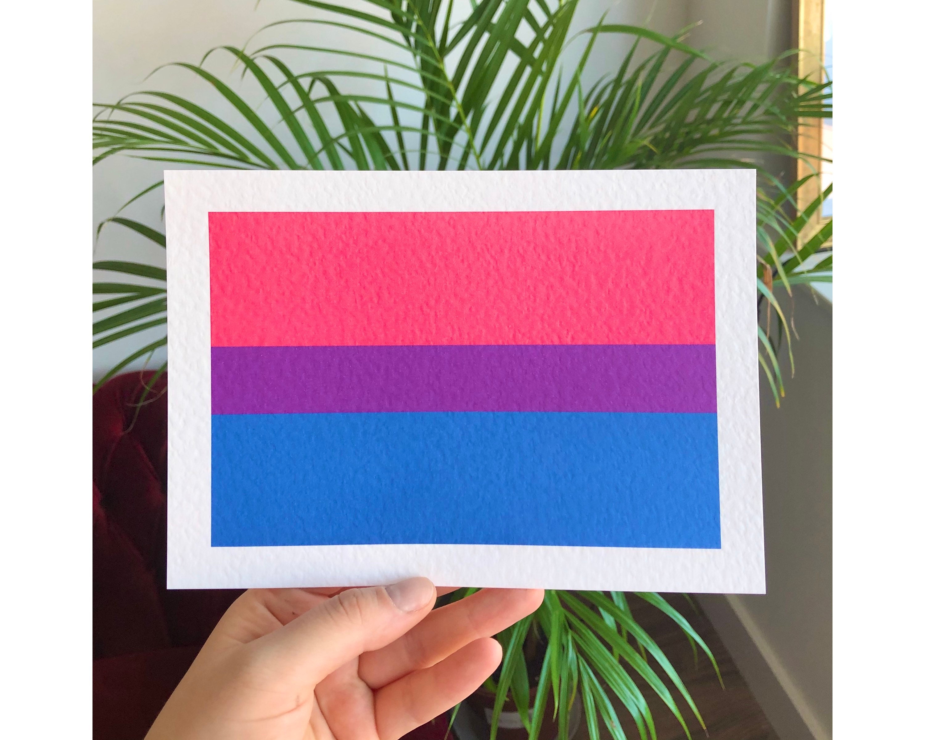 Bisexual Pride Flag/ Pride Art Print/ Pride Flag/ FREE UK 1st | Etsy