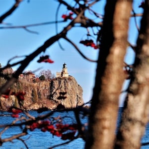 Split Rock Lighthouse in Afternoon Sun