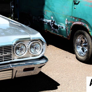 60&#39;s Chevrolet Impala 8x10&#39;&#39; Print in 11x14&#39;&#39; Matted Frame