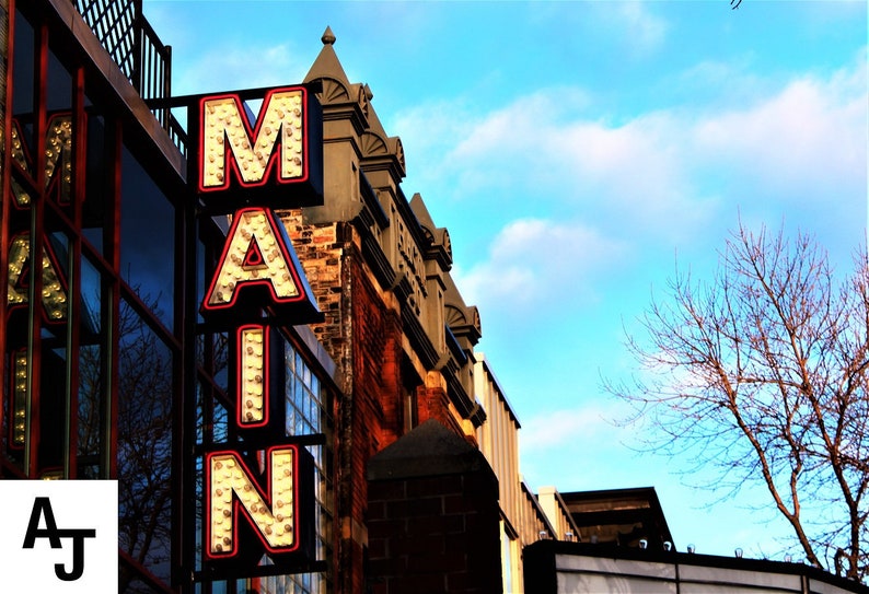 St 8x10/'/' Print in 11x14/'/' Matte Frame Anthony Main Theatre