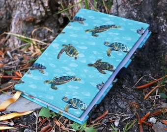 Quaderno artigianale vegano ed ecologico - Turtles