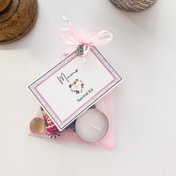 Kit de survie des mamans | Cadeau de fête des mères | Cadeau boîte aux lettres | Cadeau de Noël d'anniversaire bien pensé pour maman | Nouvelle maman