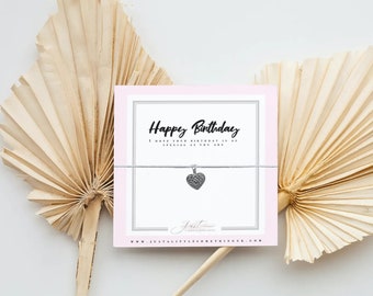 Happy Birthday Bracelet Gift | Wish bracelet | String bracelet | Gift for friend | Best Friend | Birthday