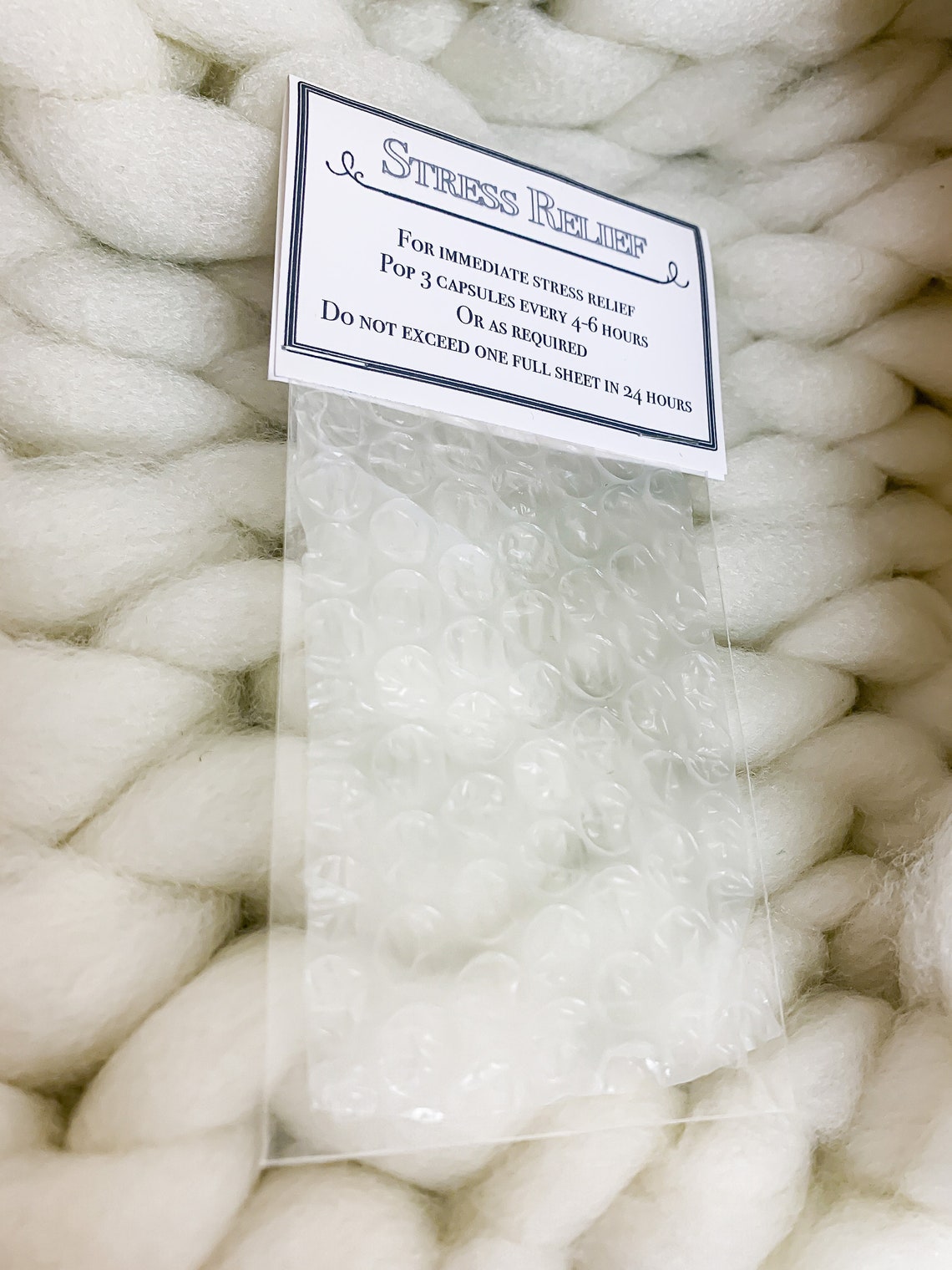 Joke Stress Relief Funny Gift Novelty gift Bubble Wrap Etsy