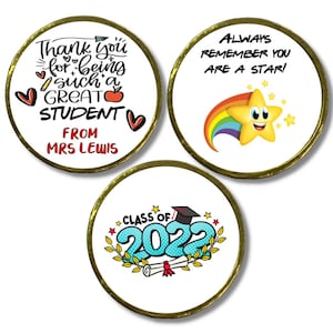 Class of 2023 Bulk | Chocolate Coins | Gift from Teacher | Personalised gifts for class | gift for kids | Student gifts | From Teacher |