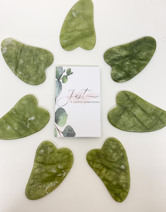 Jade Gua Sha Facial Massage Tool Natural Jade
