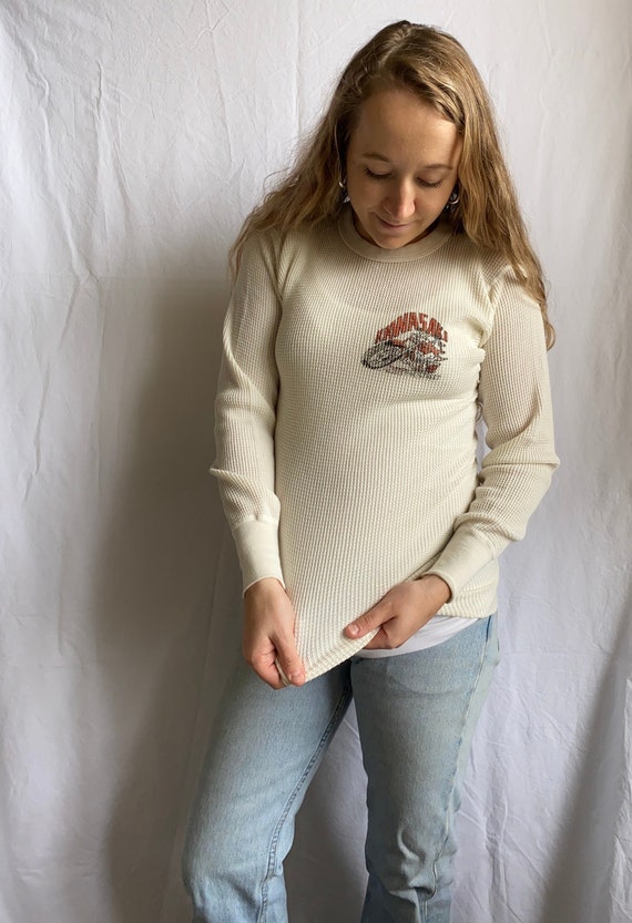 vintage long johns thermal Gem