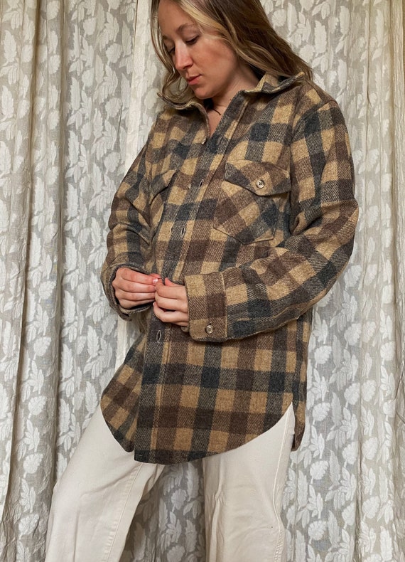 Vintage Woolrich plaid jacket | vintage wool jacke