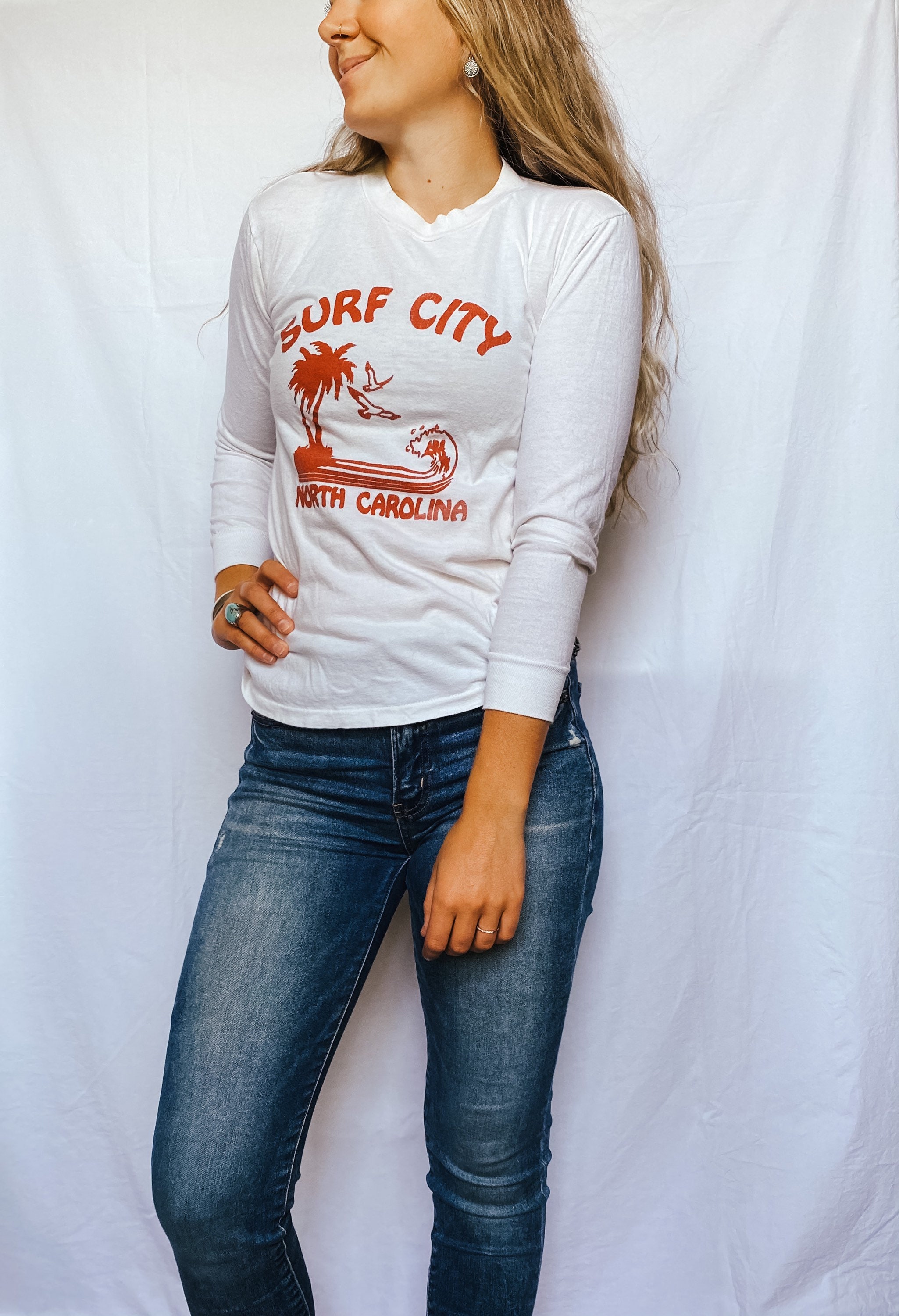 Vintage Surf shirt vintage Surf City long sleeve shirt | Etsy