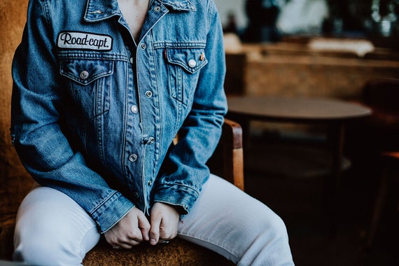 Vintage Levi Jean Jacket | distressed jean jacket