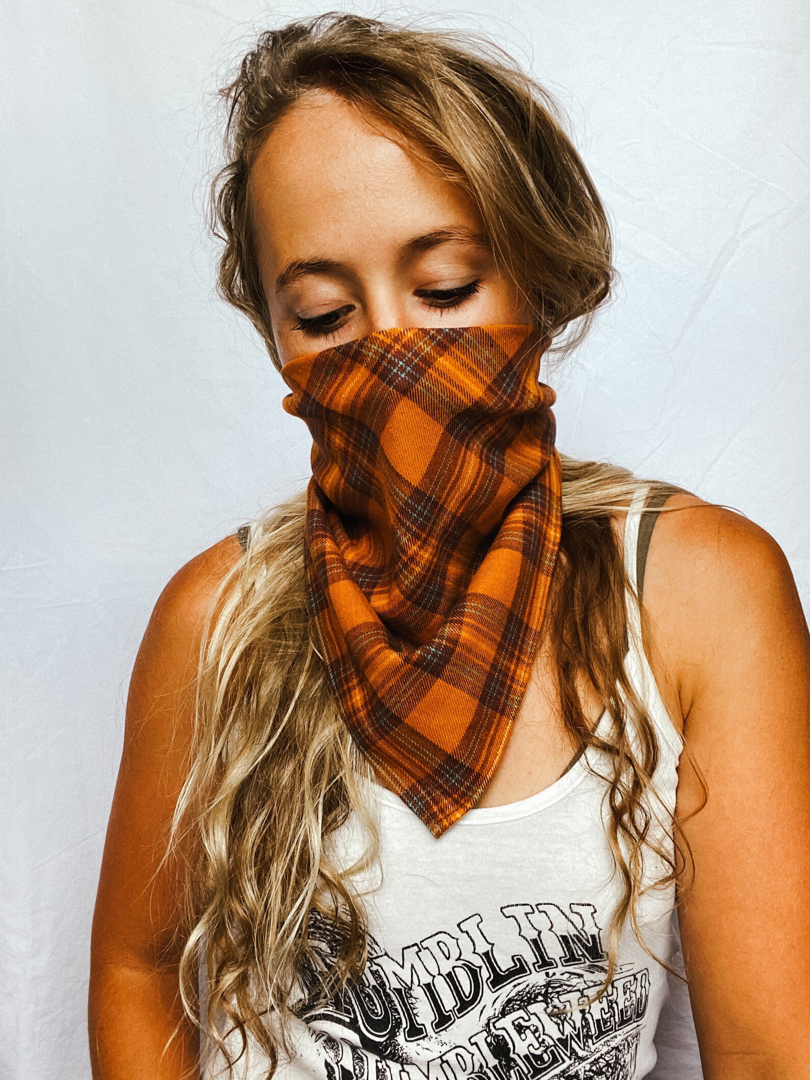 Bandana scarf head wrap mask bandit bandana Etsy