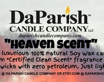 Heaven Scent 16 oz. Triple Cotton Wicked Using Genuine Soy Wax