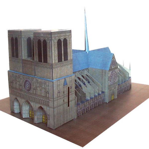 Notre Dame Cathedral Model - Etsy