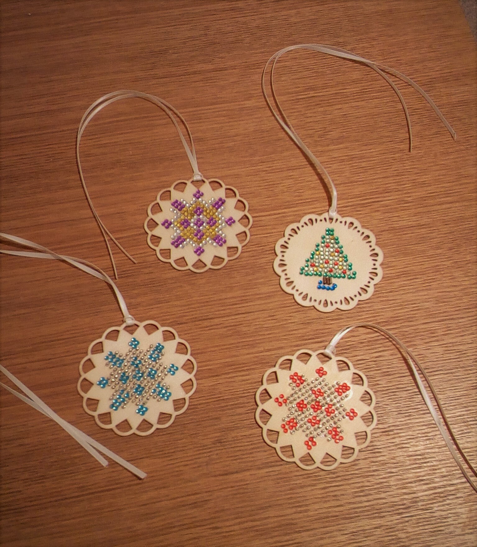 Wooden Christmas Tree Decorations | Etsy