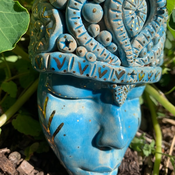 Ceramic Sky Blue Goddess