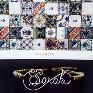 Personalized Name Bracelet · Stainless Steel · Wire Name Bracelet · Knitted Bracelet · Threaded Bracelet · Wire Handwriting Jewelry