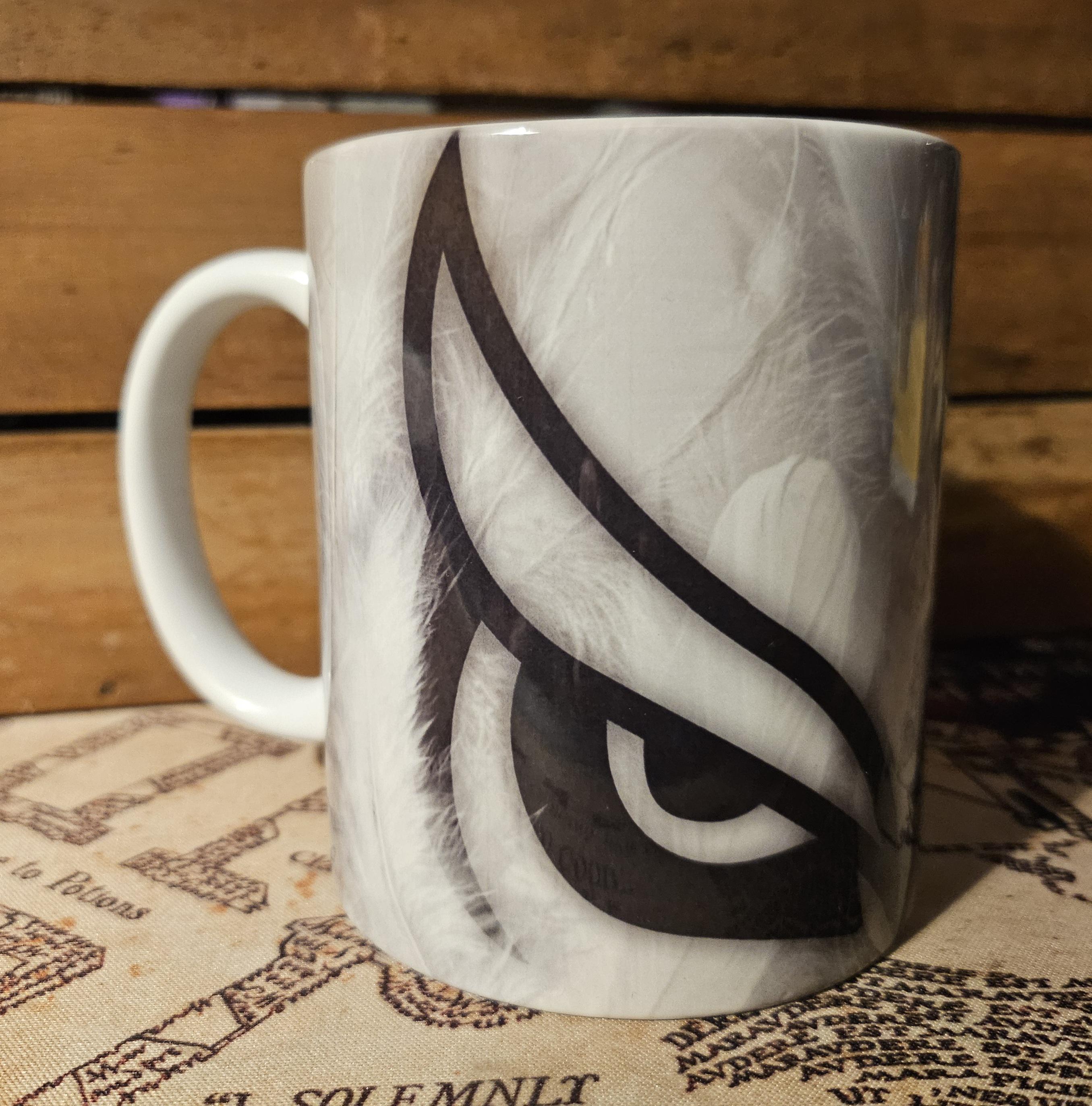 Magical Snowy Owl Mug – 12oz Ceramic Coffee Cup with Enchanting Owl Design