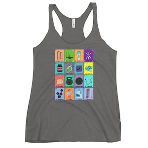 Crossfit | Crossfit Shirt | Crossfit gifts| Crossfit gift | Workout Clothes | Crossfit Loteria | Women's Racerback Tank image 7