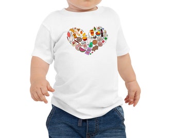 Baby Mexican Snacks Tee | Bilingual Baby