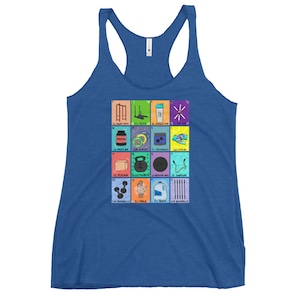 Crossfit | Crossfit Shirt | Crossfit gifts| Crossfit gift | Workout Clothes | Crossfit Loteria | Women's Racerback Tank image 6