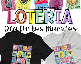 Teacher Shirts Halloween | Spanish Teacher | Bilingual | Latinx Shirt | Dia de los Muertos Shirt | Loteria | Mexican Shirt |