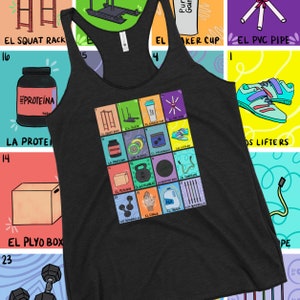Crossfit | Crossfit Shirt | Crossfit gifts| Crossfit gift | Workout Clothes | Crossfit Loteria |  Women&#39;s Racerback Tank