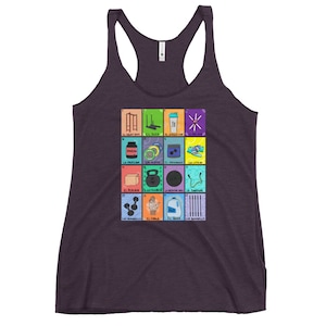 Crossfit | Crossfit Shirt | Crossfit gifts| Crossfit gift | Workout Clothes | Crossfit Loteria | Women's Racerback Tank image 5