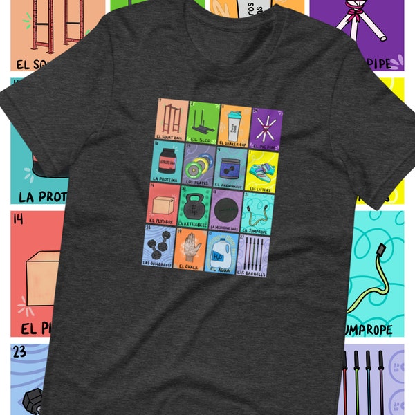 Crossfit shirt | Crossfit gifts | workout svg | Loteria Shirt