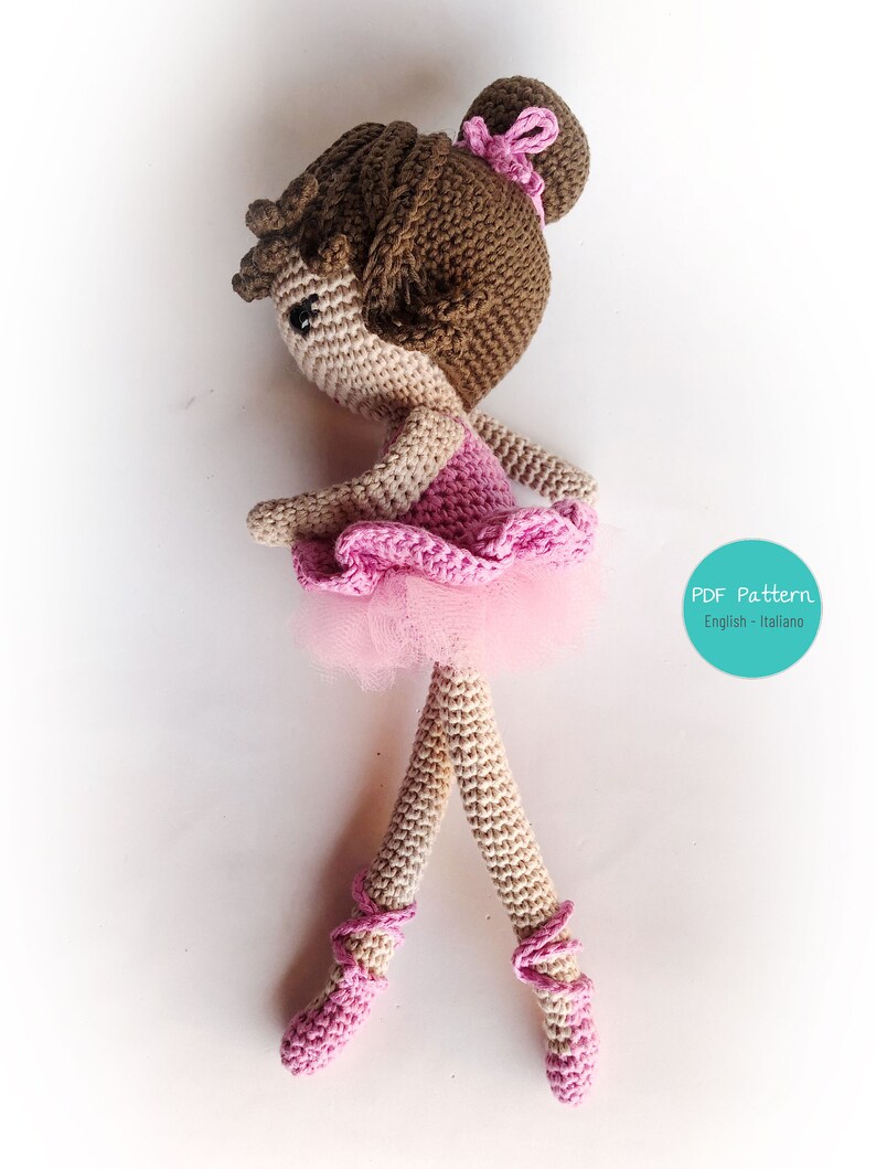 Ballerina Amigurumi Crochet PDF Pattern Ballerina Doll Etsy