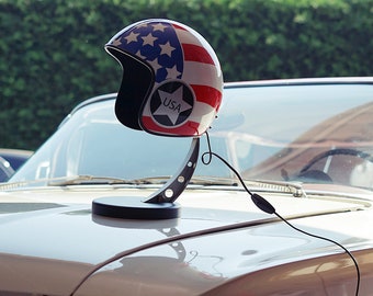 Lampe Design - Casque de moto - Capitain America