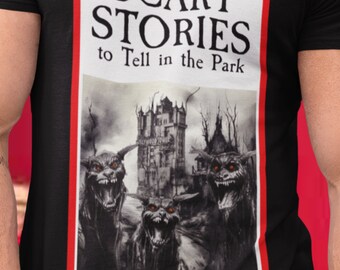 Scary Stories to Tell in the Dark Park Tower of Terror Dogs Ghostbusters Shirt