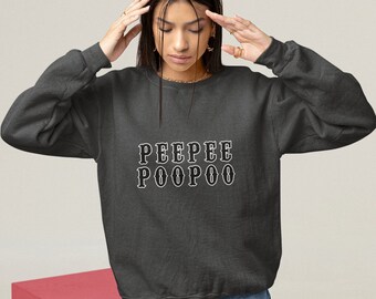 ピーピー プープー スウェットシャツ おもしろ ユーモア ギャグ ギフト レディース メンズ ユニセックス