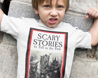 Scary Stories to Tell in the Dark Park Tower of Terror Dogs Ghostbusters Youth T-shirts