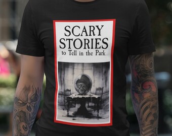 Scary Stories to Tell in the Dark Park Hatbox Ghost Madam Leota Disney Horror Shirt