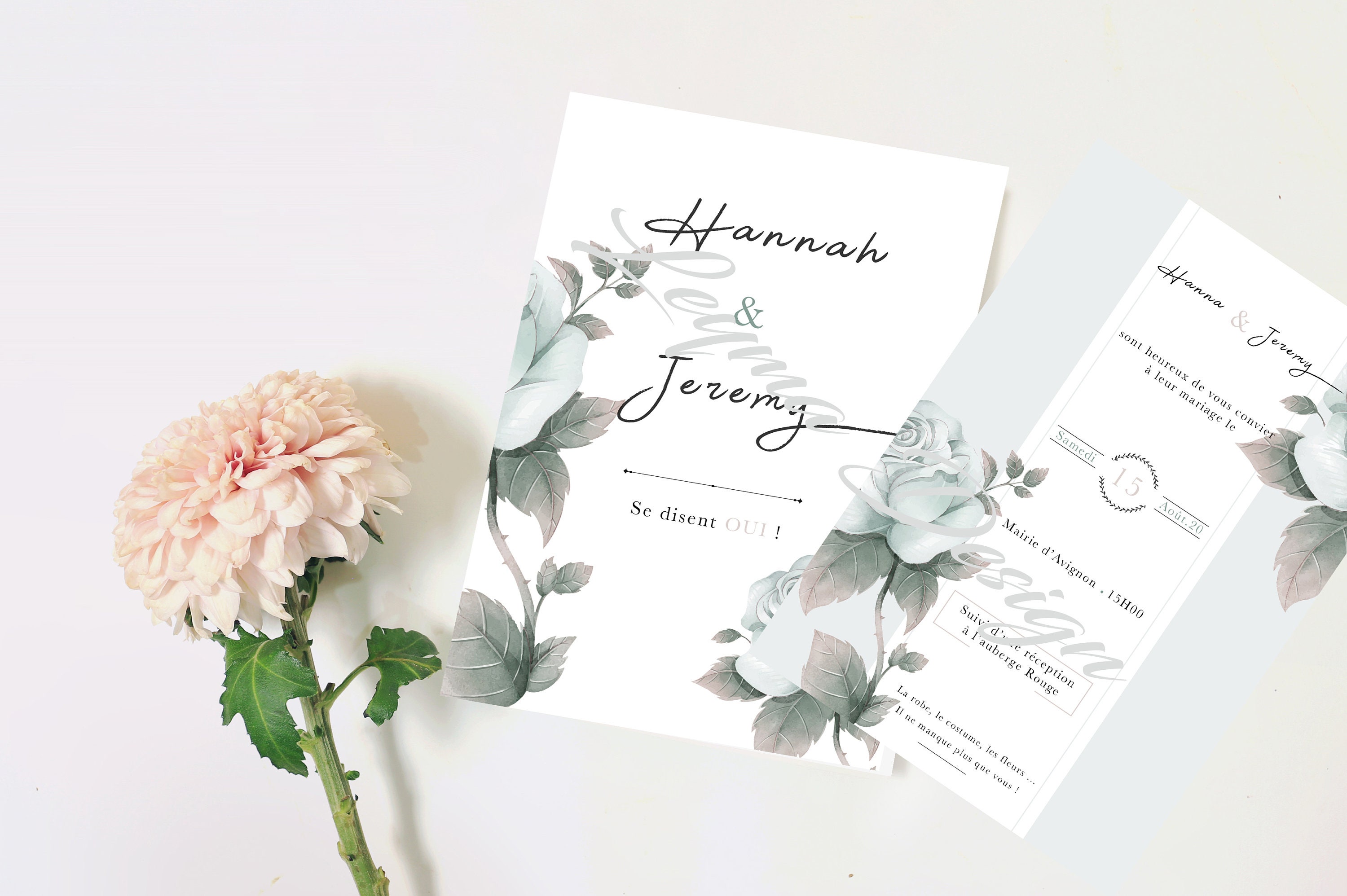 Wedding invitation invitation wedding flowers invitation Etsy
