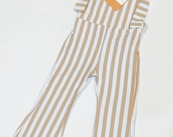 one piece bell bottom romper