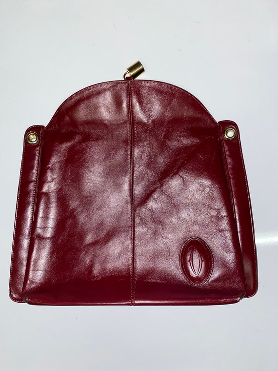 Cartier 1980's Vintage Leather Bag